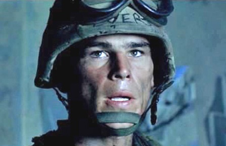 Josh Hartnett as Evermann in Black Hawk Down