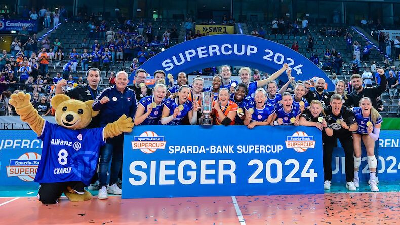 Allianz MTV Stuttgart verteidigt Supercup-Titel