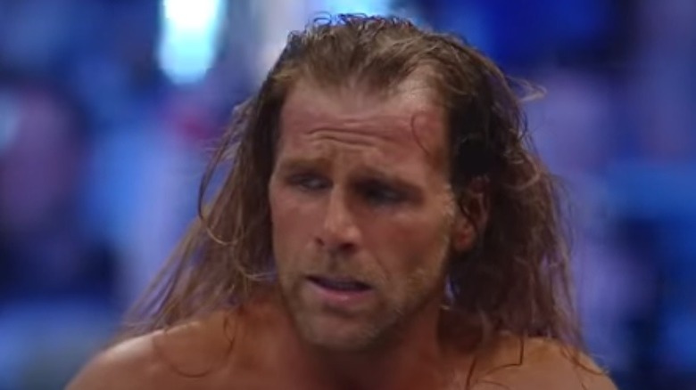 Shawn Michaels looking sad