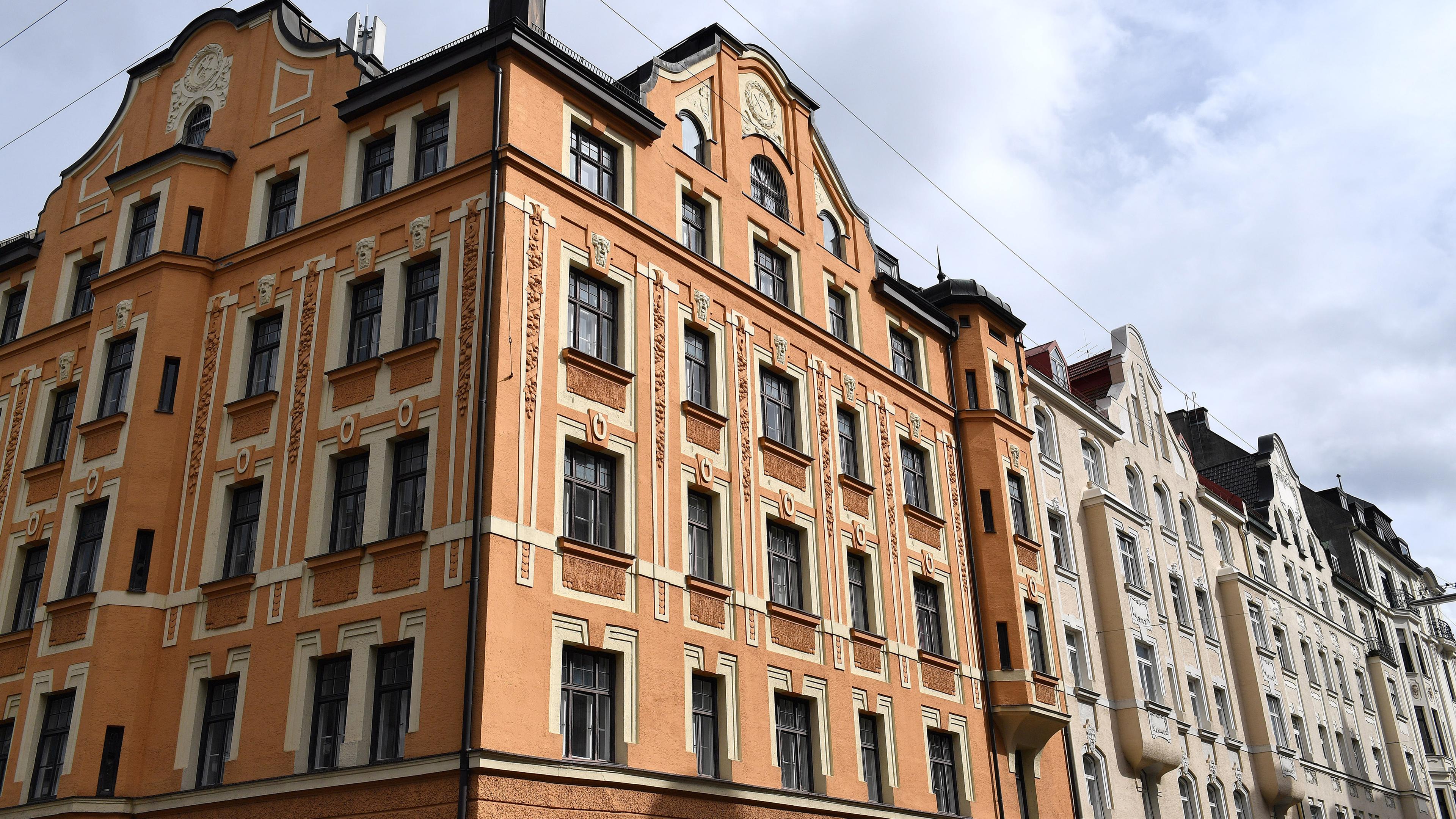 Fassade von Mehrfamilienhaus in München