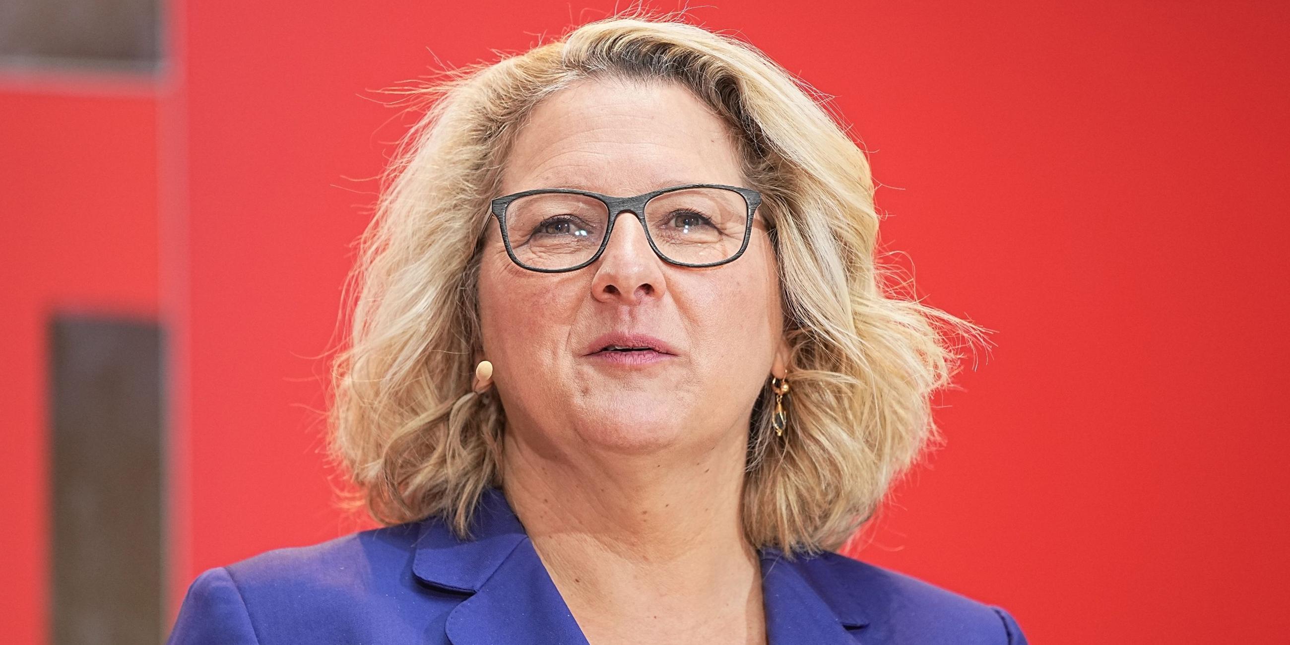 Svenja Schulze (SPD), Bundesentwicklungsministerin. Archivbild